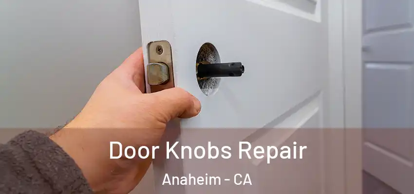 Door Knobs Repair Anaheim - CA