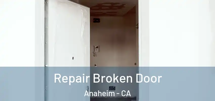 Repair Broken Door Anaheim - CA
